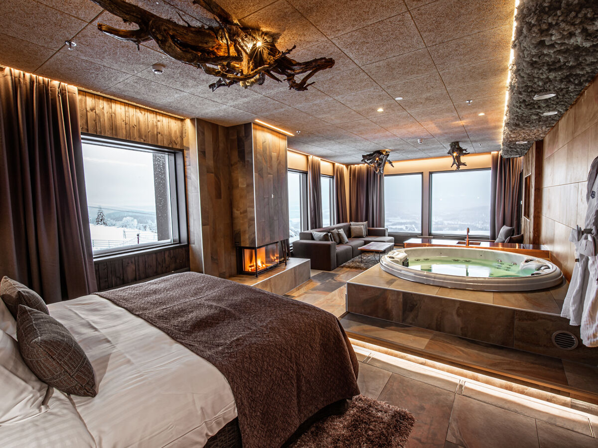 bear cave suite at hotel Iso-Syöte