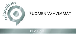 Strongest in Finland platinum certificate