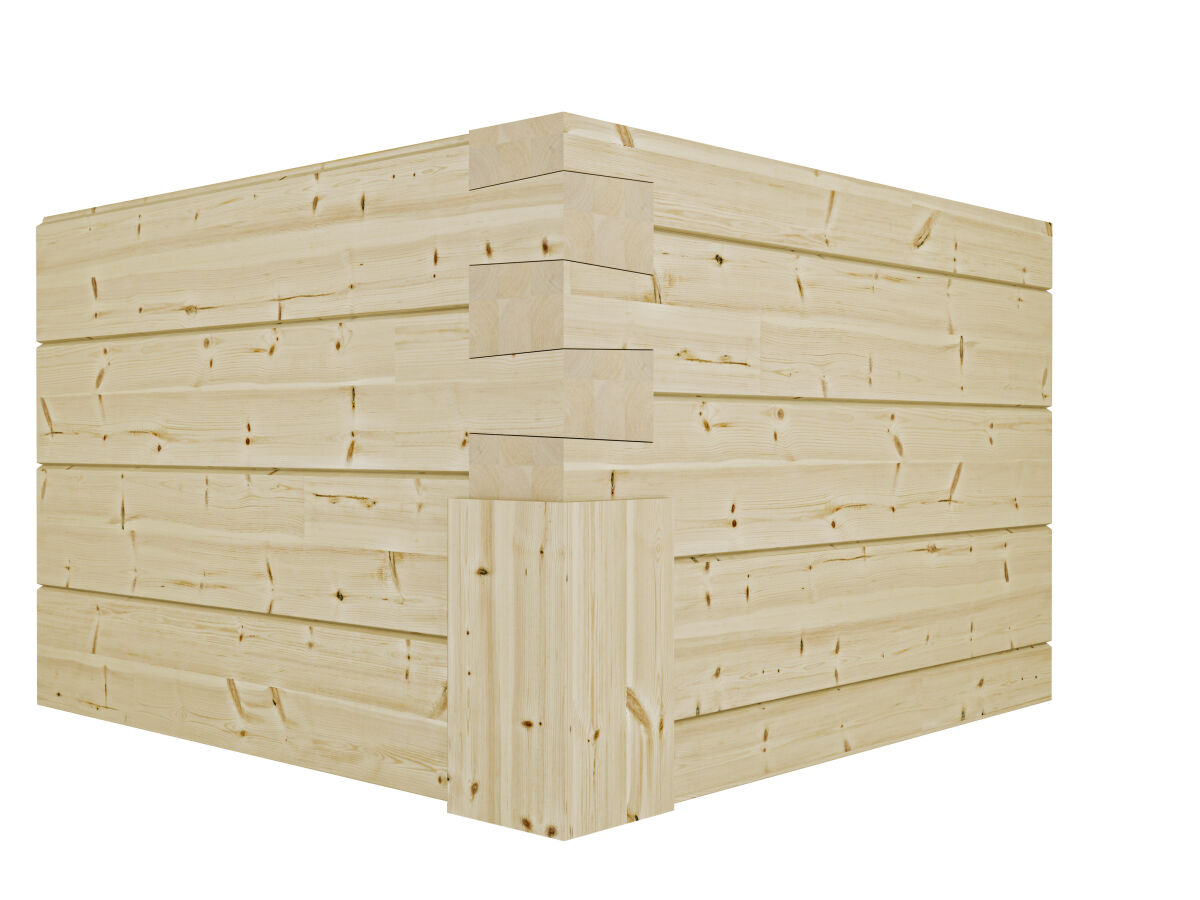 Eagle corner - modern log profile