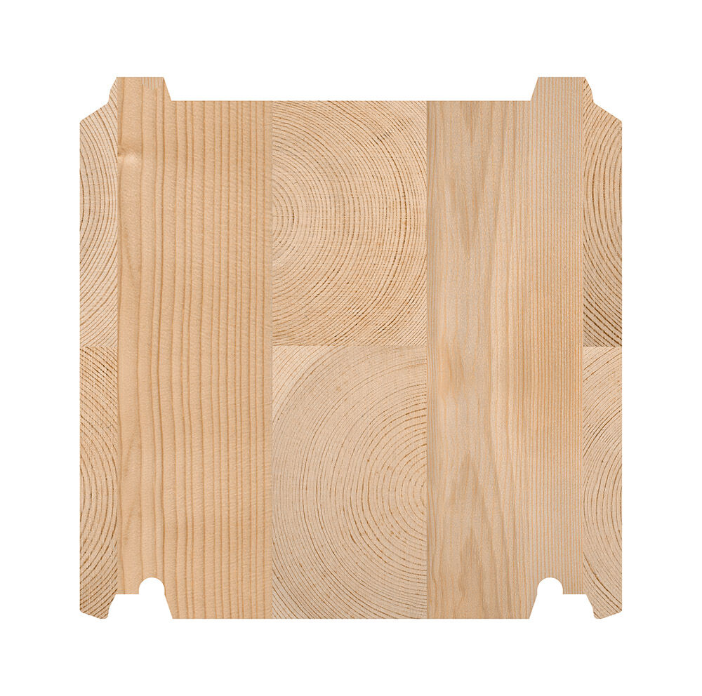 SmartLog™ 275x275 painumaton hirsi julkisrakentamiseen