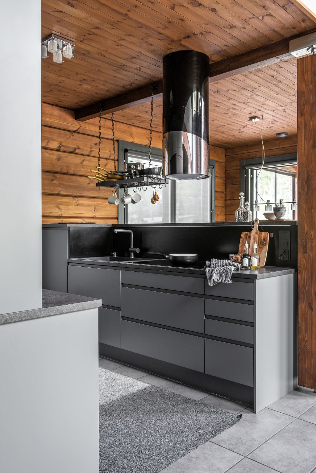 The kitchen island